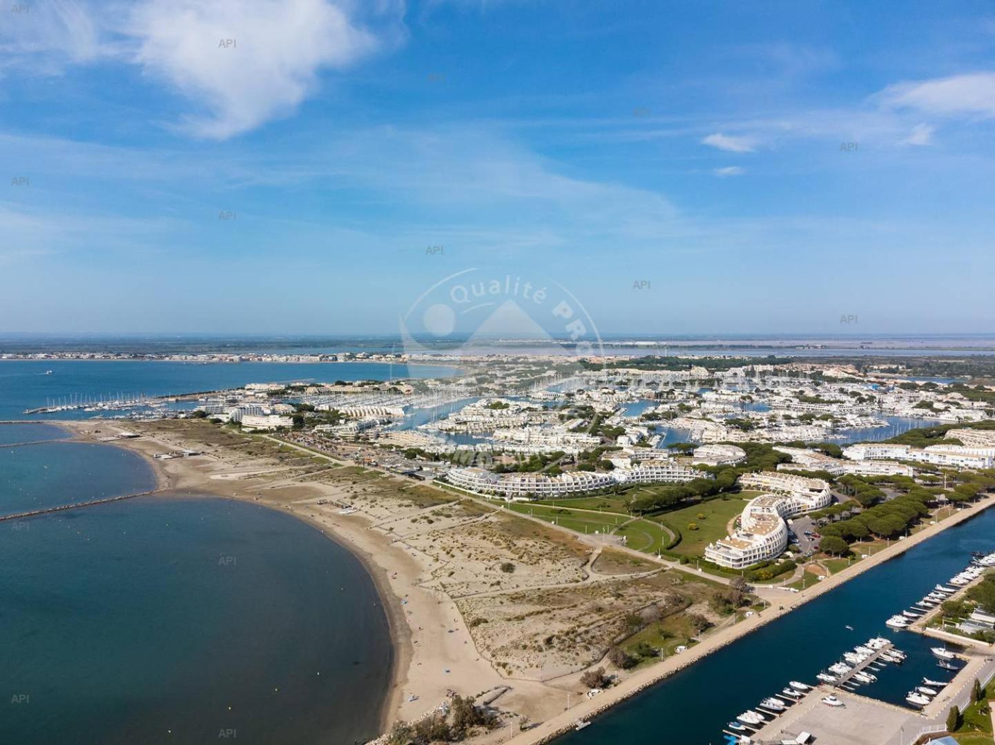 As22947-Studio Cabine Residence Direct Sur Plage Le Grau-du-Roi Kültér fotó